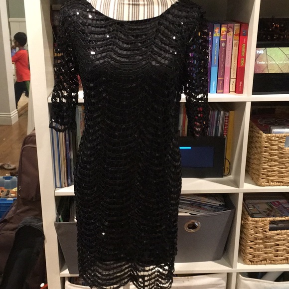 NWT DEAR’GLES Sequin Dress - Picture 2 of 7